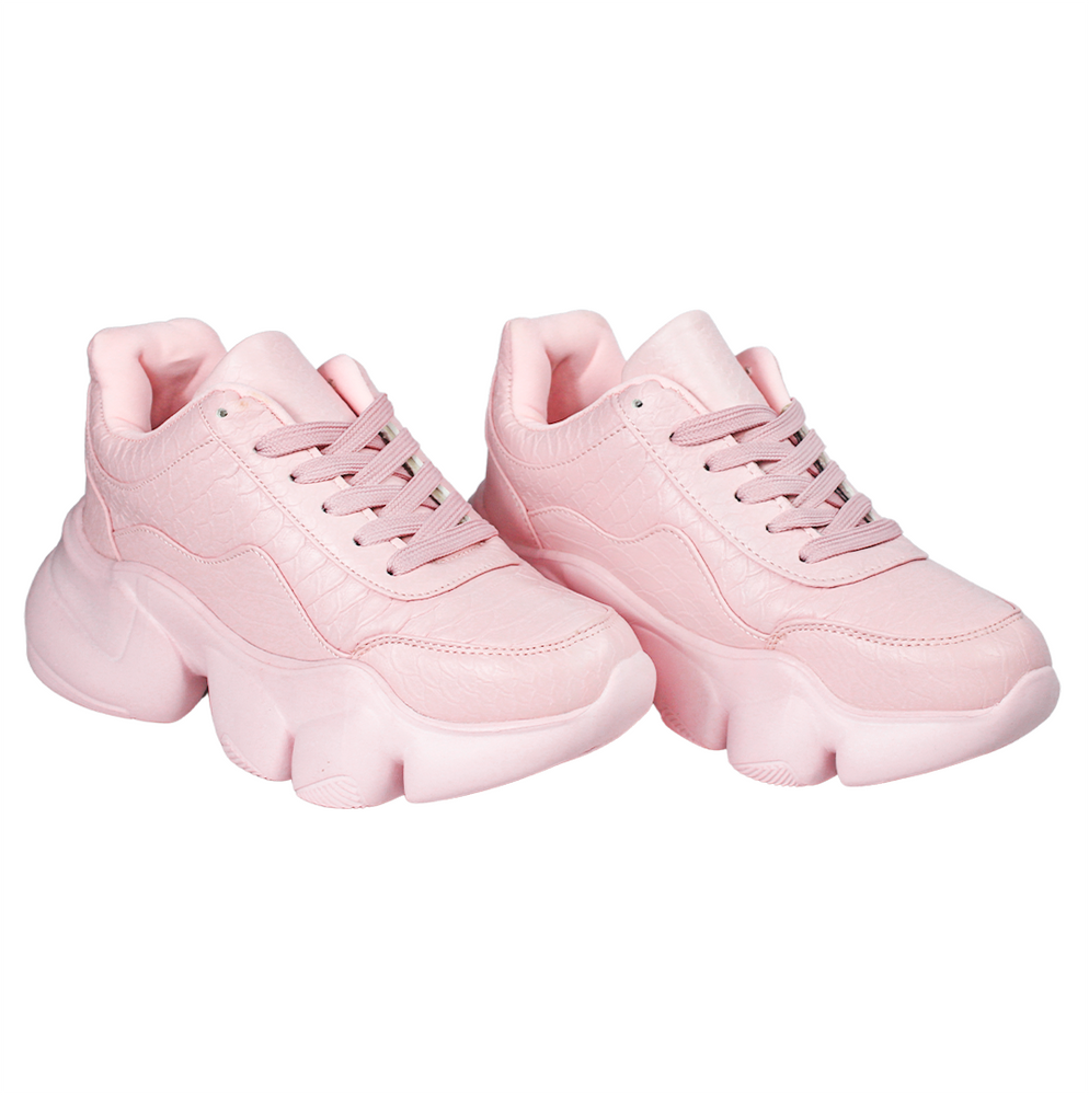 ION SWEET PINK Tenis Plataforma Rosa Pastel MiSanta